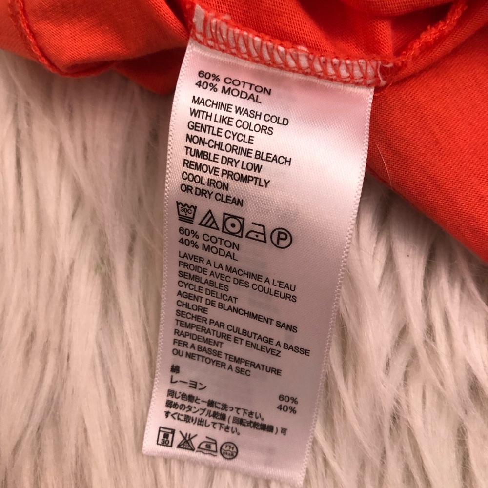 Tommy Bahama Orange Cotton Modal Sleeveless Beach Tiered Maxi Dress size M - Picture 7 of 9